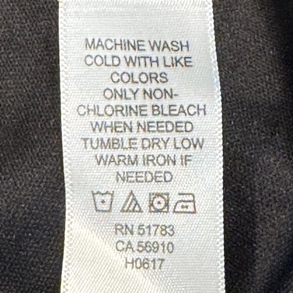 Maurice’s Dress Woman’s Size Small Black w/ Pink & White Floral Print Belted - Picture 10 of 10